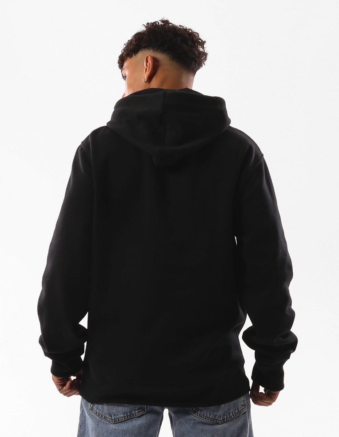 Russell Athletic Originals Small Arch Men Hoodie Black | SYMDA-1089