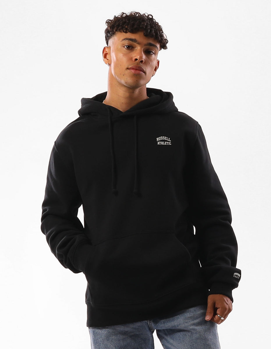 Russell Athletic Originals Small Arch Men Hoodie Black | SYMDA-1089