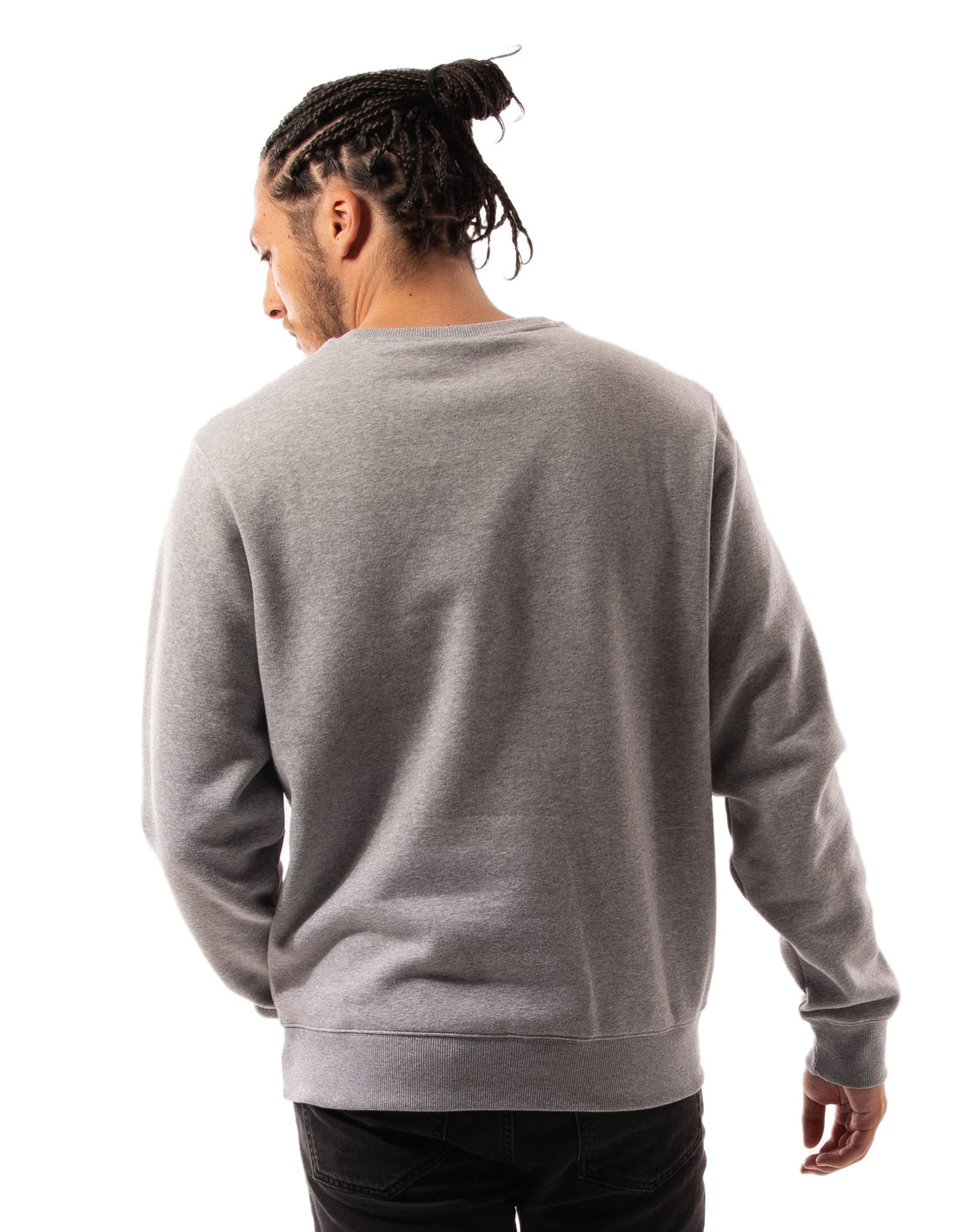 Russell Athletic Originals Small Arch Men Crew Neck Sweaters Grey | BYRVZ-1476