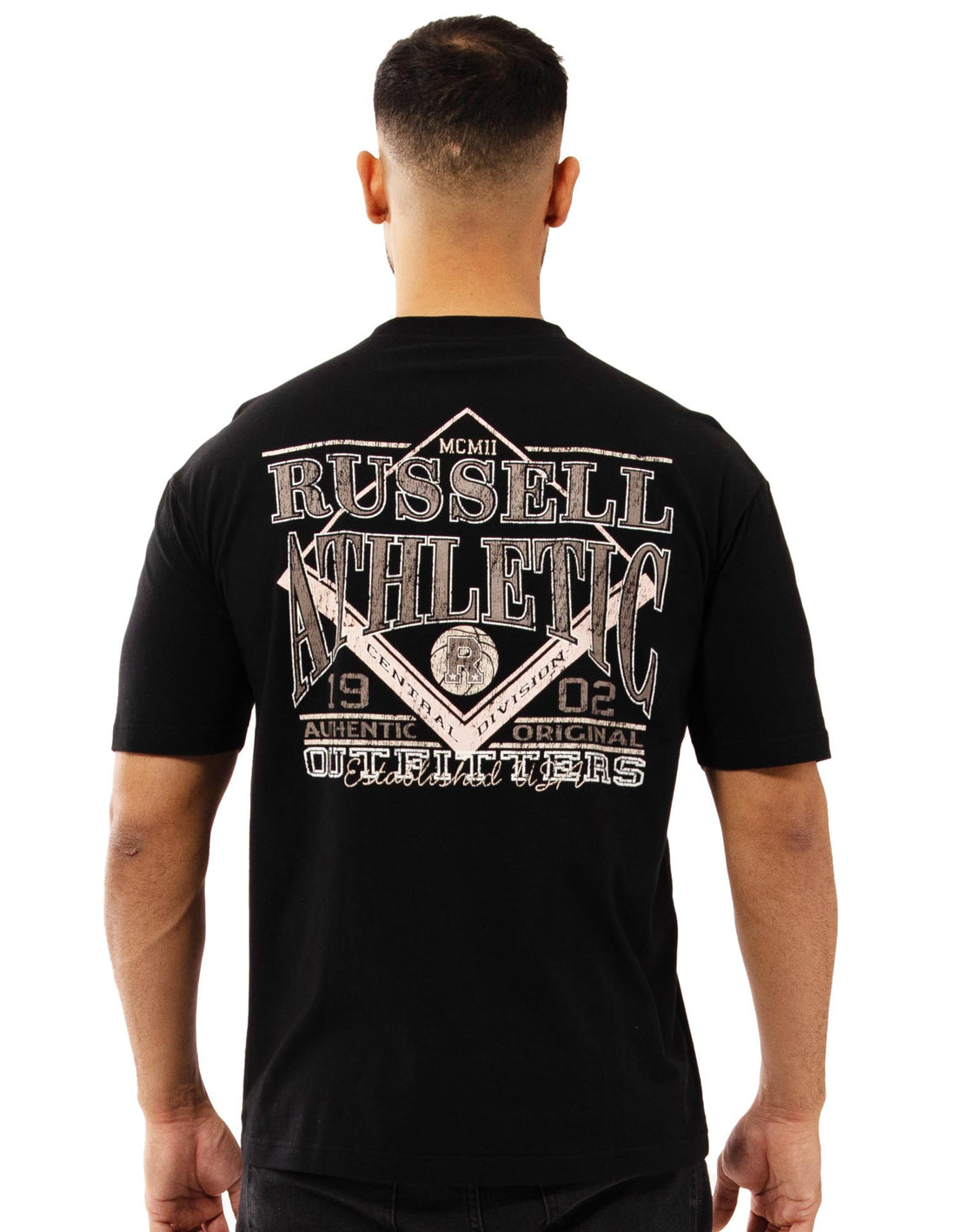 Russell Athletic Outfitters Pocket Men T Shirts Black | BTDCP-6395