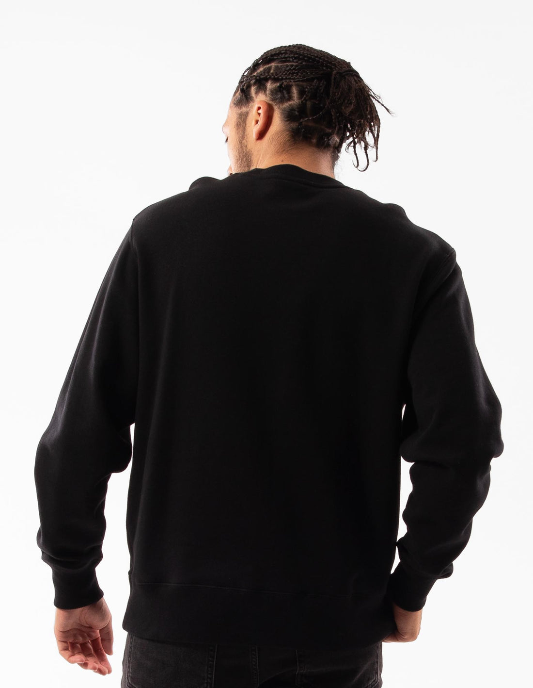 Russell Athletic Pasadena Men Crew Neck Sweaters Black | KOSBF-0951