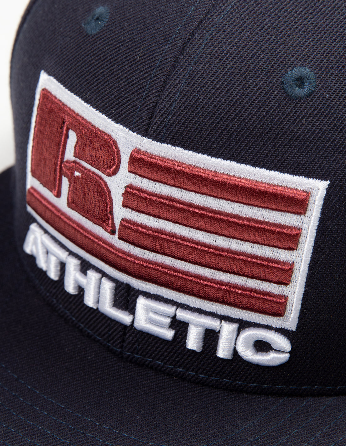 Russell Athletic Patriot Logo Snap Back 3D Embroidered Accessories Caps Navy | PDEMA-6301