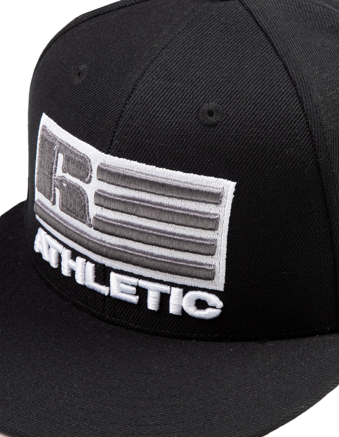 Russell Athletic Patriot Logo Snap Back 3D Embroidered Accessories Caps Black | IHPYS-2751