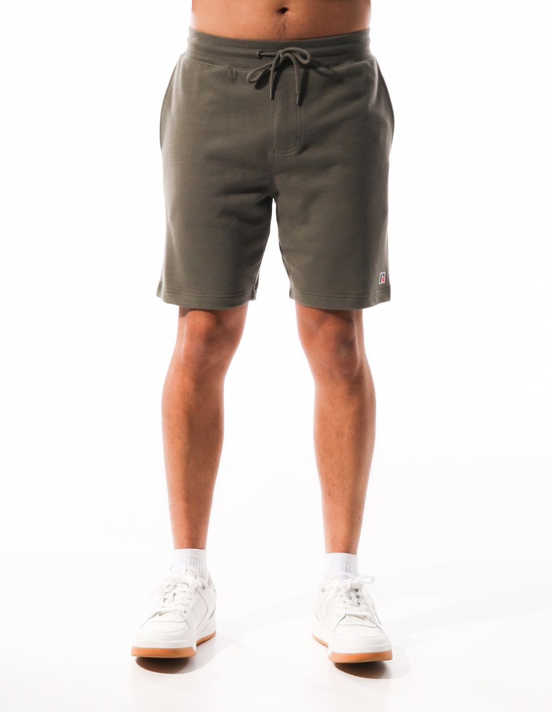 Russell Athletic R Logo Redeemer Men Shorts Dark Brown | KSPDM-3726