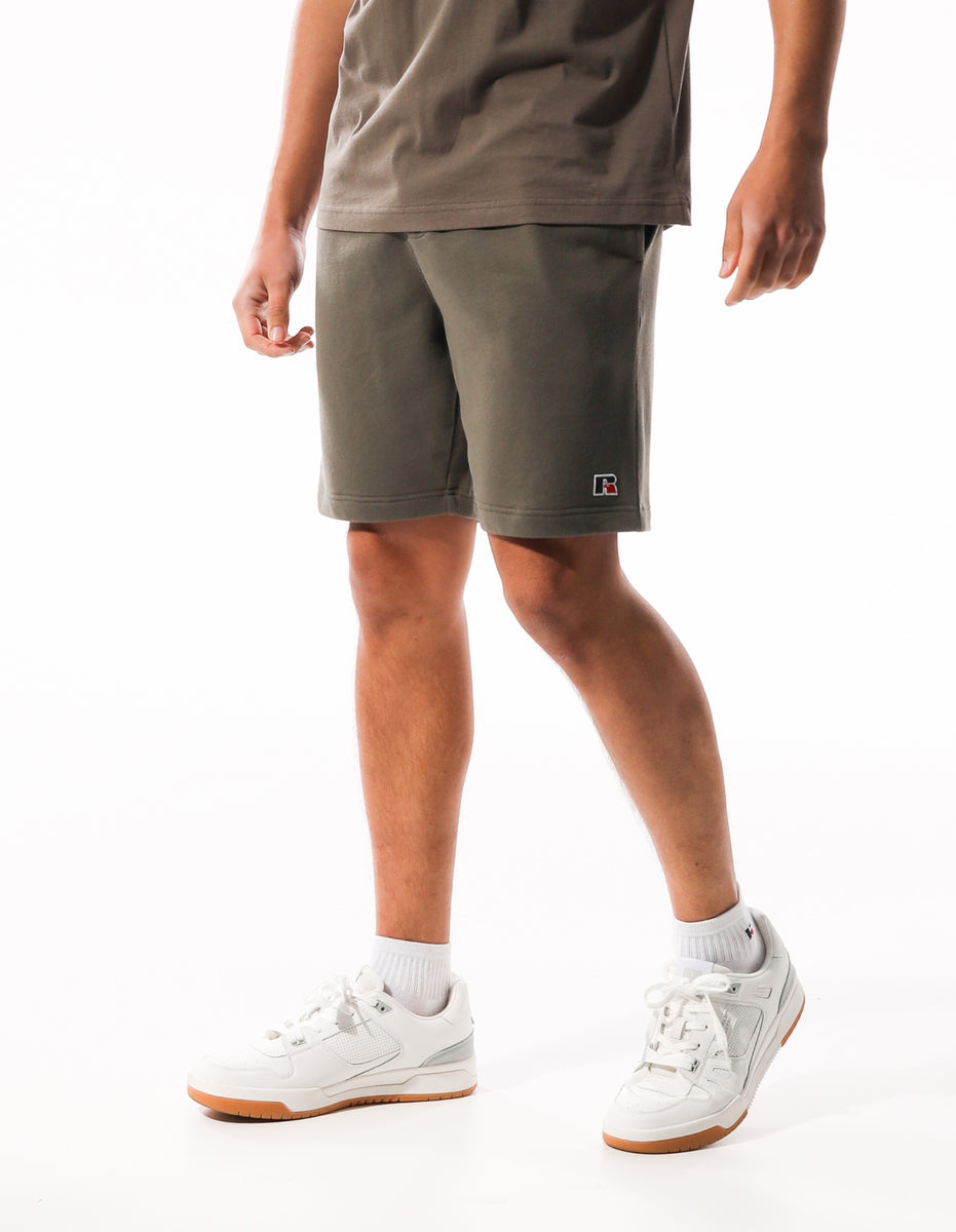 Russell Athletic R Logo Redeemer Men Shorts Dark Brown | KSPDM-3726