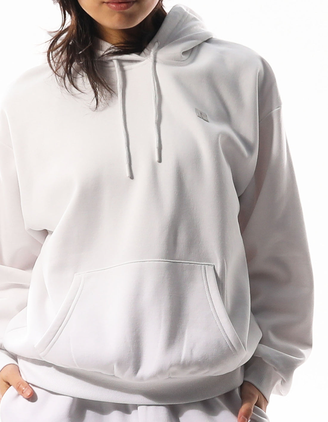 Russell Athletic R Logo Women Hoodie White | ULIAS-2645