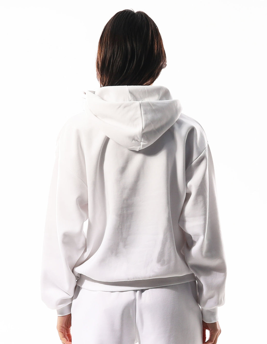 Russell Athletic R Logo Women Hoodie White | ULIAS-2645