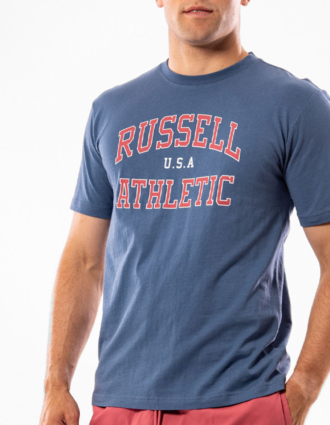 Russell Athletic Samson Men T Shirts Navy | TGVZK-6387