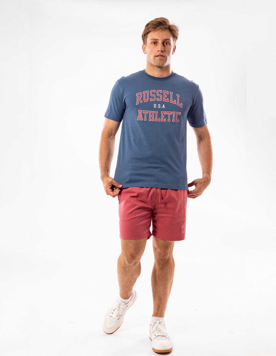 Russell Athletic Samson Men T Shirts Navy | TGVZK-6387