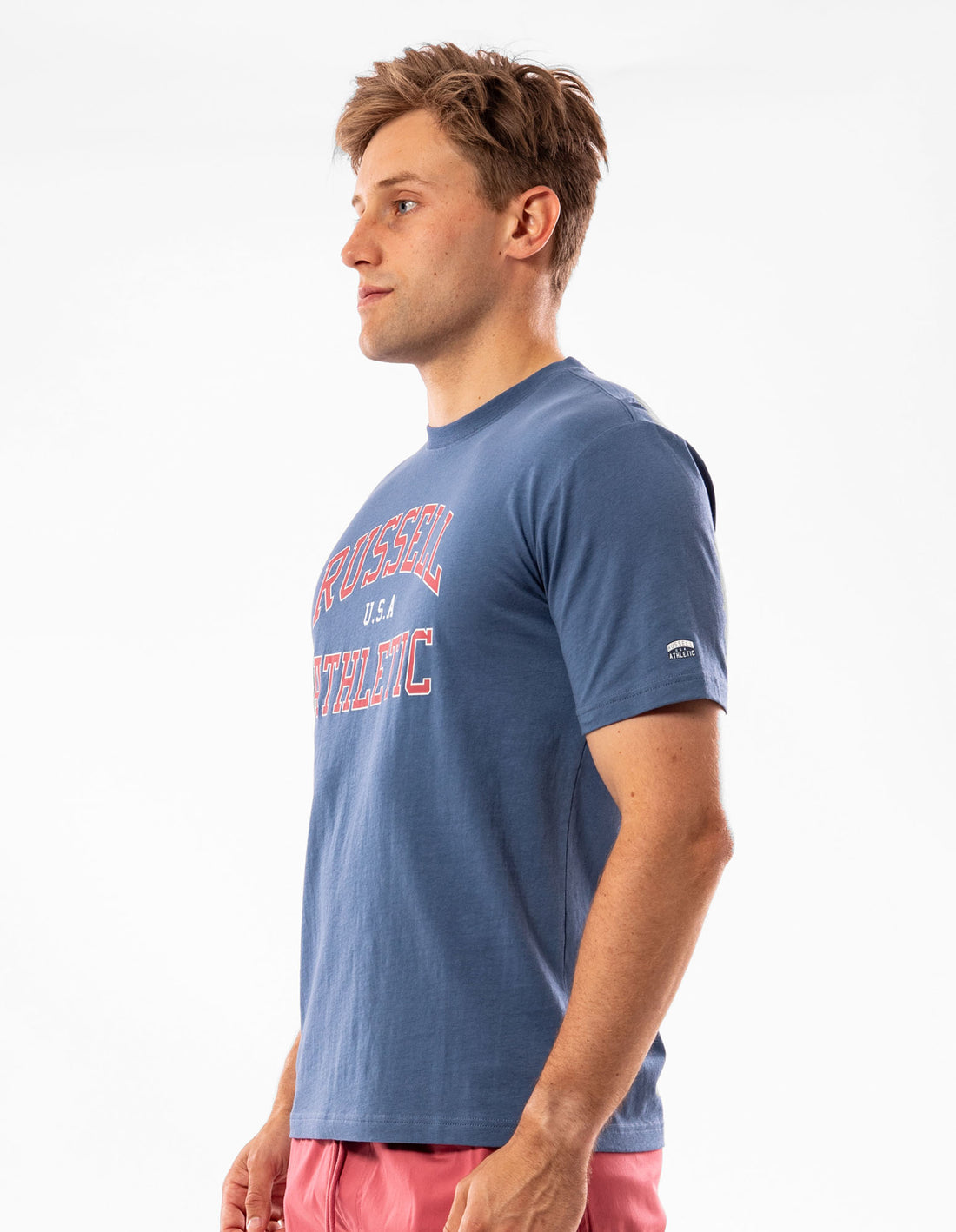 Russell Athletic Samson Men T Shirts Navy | TGVZK-6387