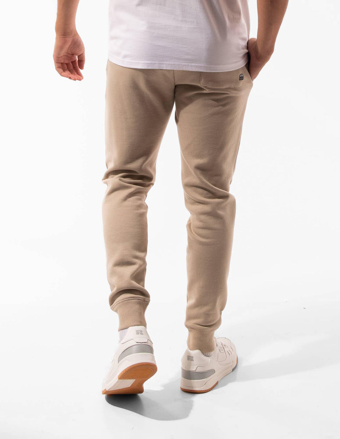 Russell Athletic Serif Men Track pants Khaki | BHKXI-4267