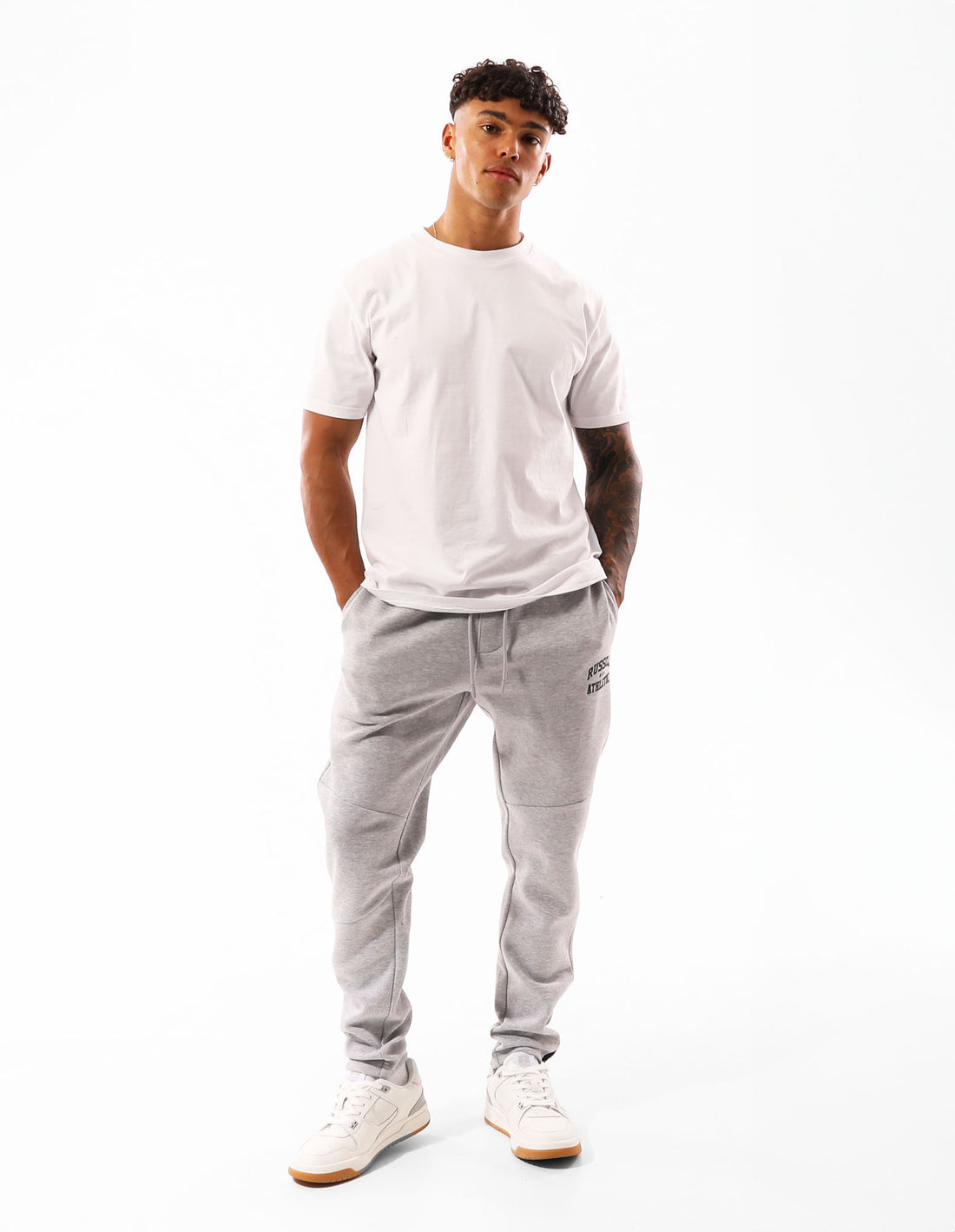 Russell Athletic Sirocco Men Track pants Grey | HOFGI-2867