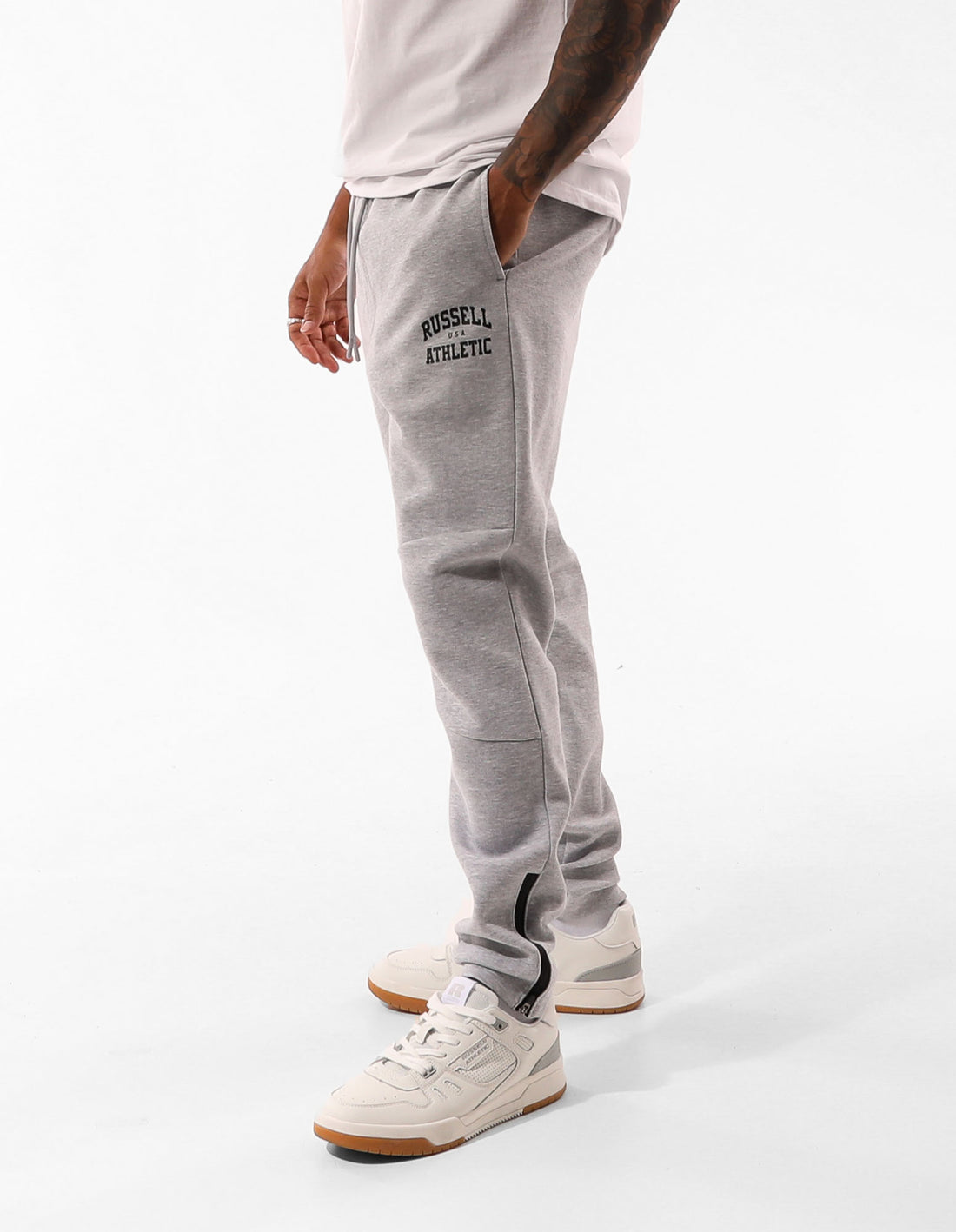 Russell Athletic Sirocco Men Track pants Grey | HOFGI-2867