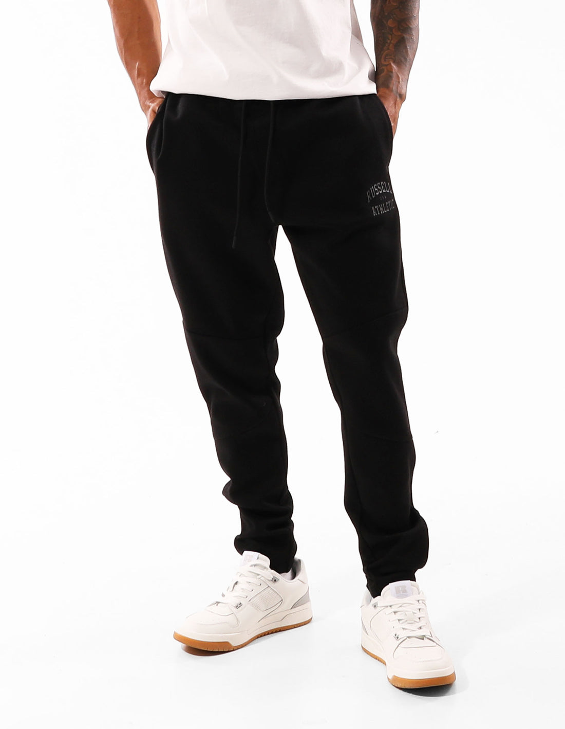 Russell Athletic Sirocco Men Track pants Black | KLQTO-2513