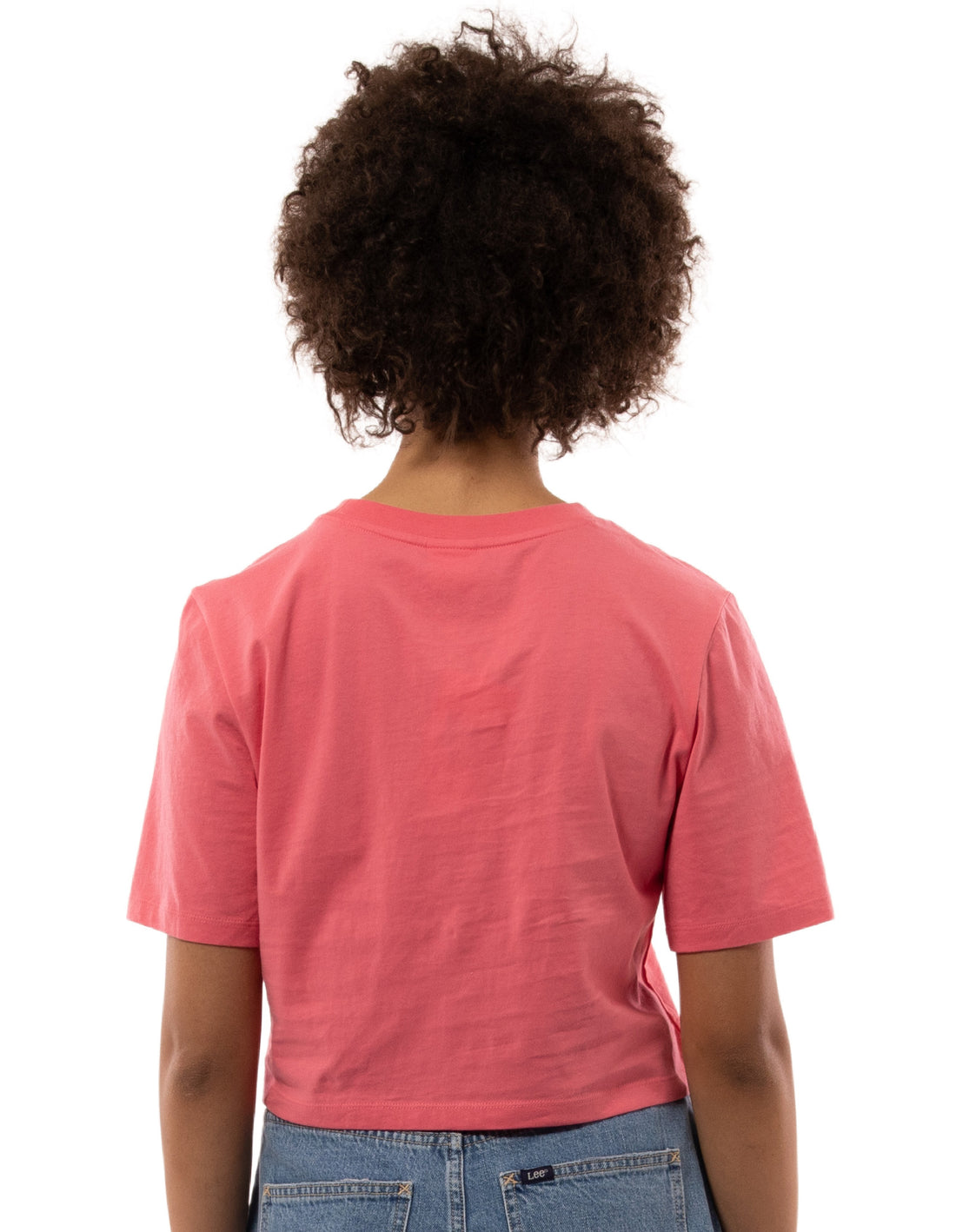 Russell Athletic Sugar Crop Women T Shirts Coral Pink | HZMOE-9582