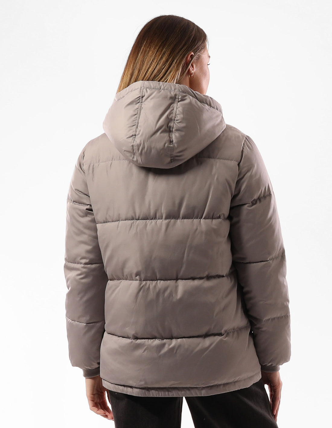 Russell Athletic Tribecca Women Puffer Jacket Grey Brown | JSCZY-2389