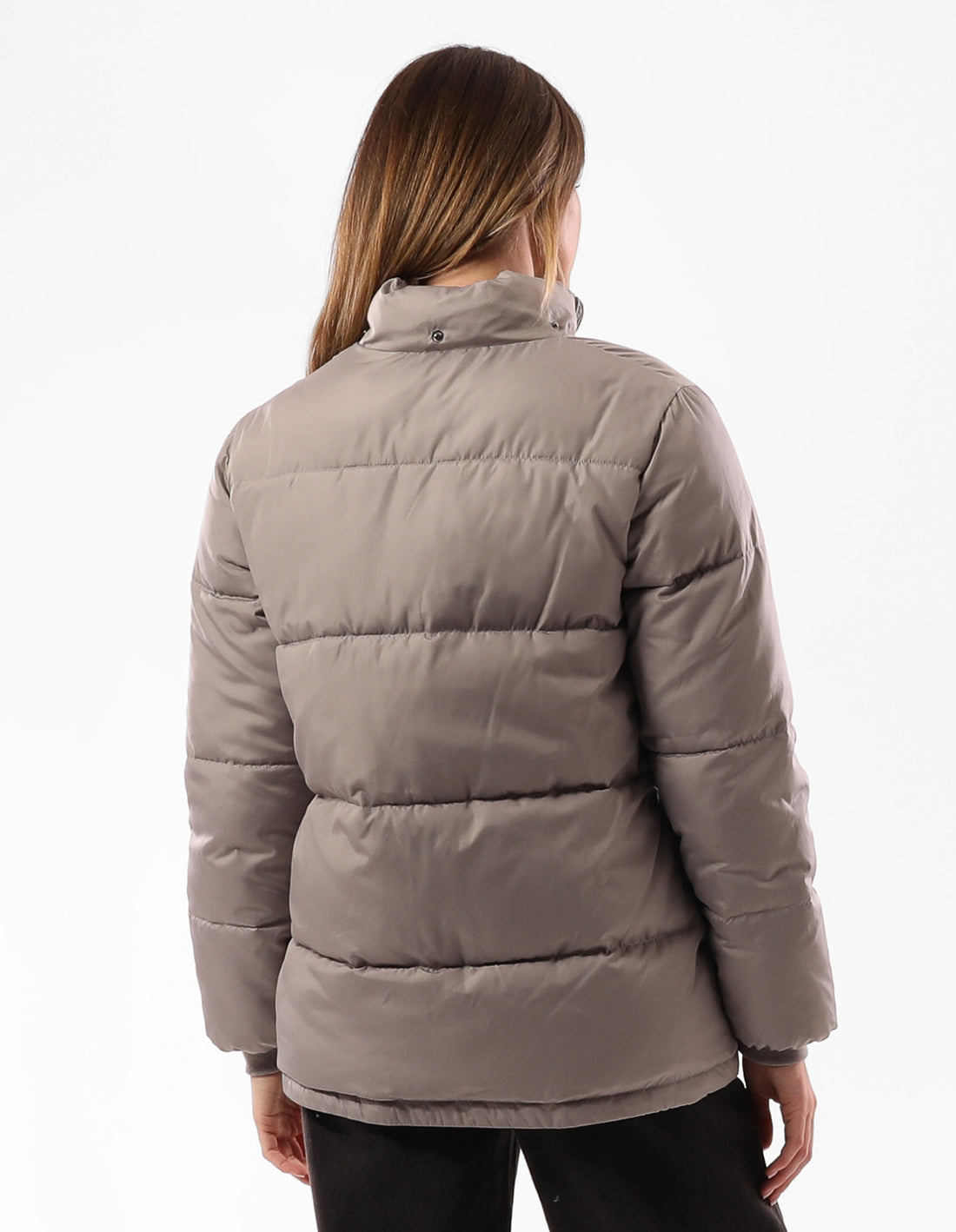 Russell Athletic Tribecca Women Puffer Jacket Grey Brown | JSCZY-2389