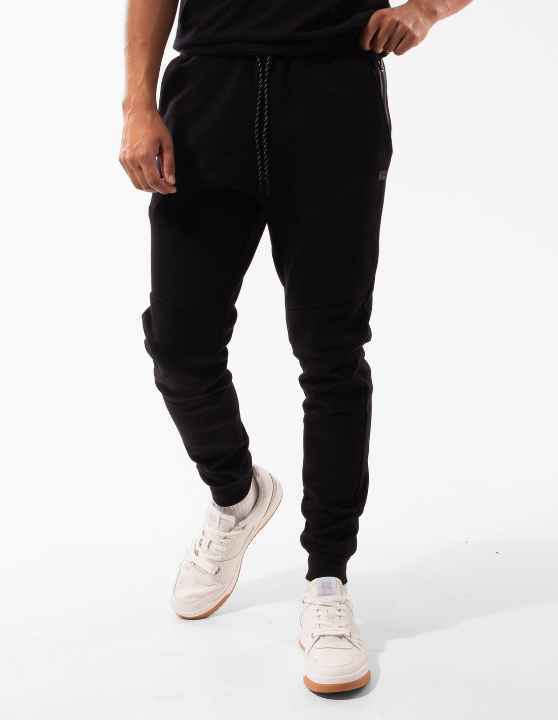 Russell Athletic Typhoon Men Track pants Black | EJXVF-6192