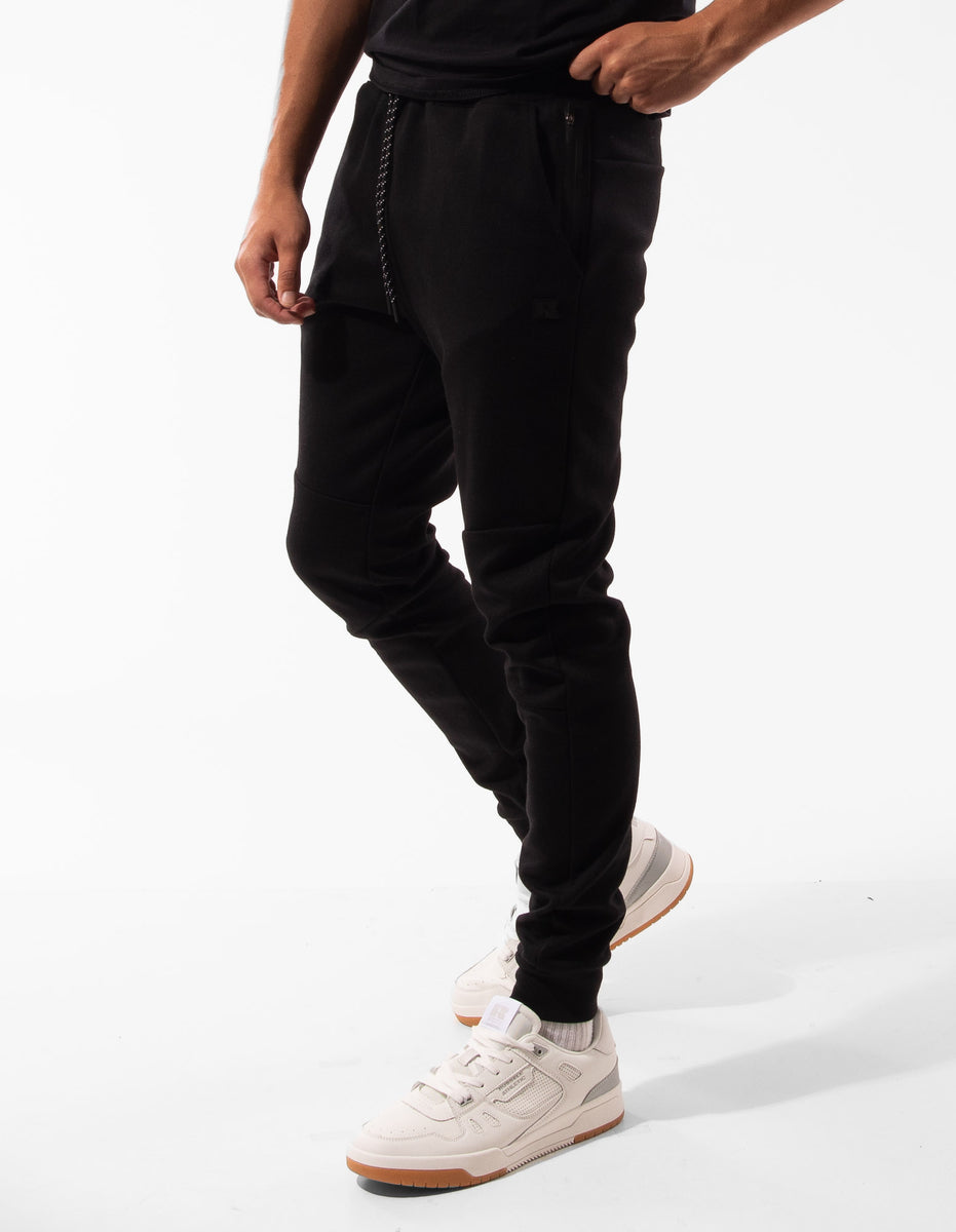 Russell Athletic Typhoon Men Track pants Black | EJXVF-6192