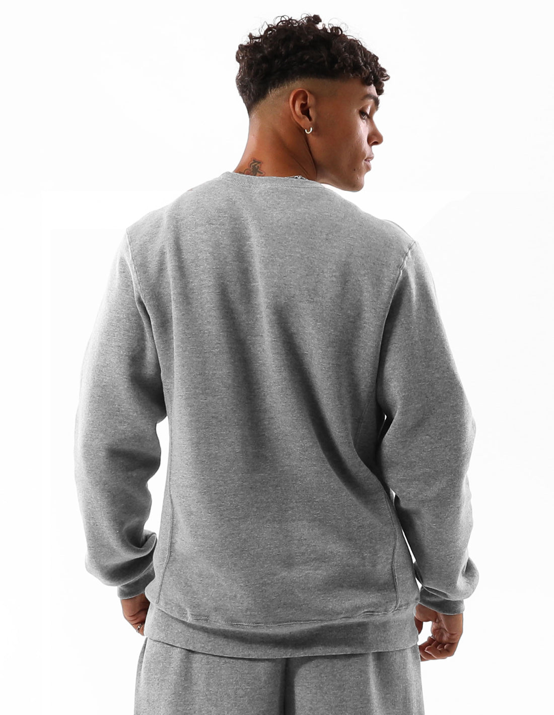 Russell Athletic Unisex Dri Men Crew Neck Sweaters Grey | CKZLW-4327