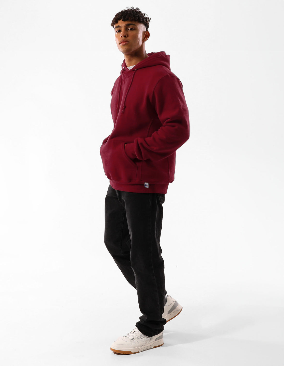 Russell Athletic Unisex Dri Men Hoodie Burgundy | WXAND-5267