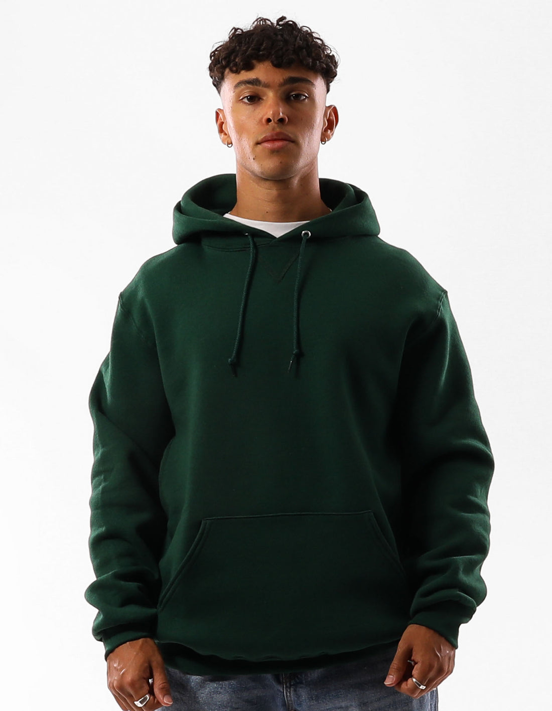 Russell Athletic Unisex Dri Men Hoodie Dark Green | YZBQG-9681