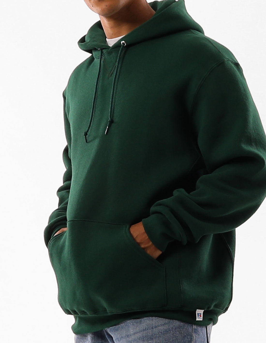 Russell Athletic Unisex Dri Men Hoodie Dark Green | YZBQG-9681