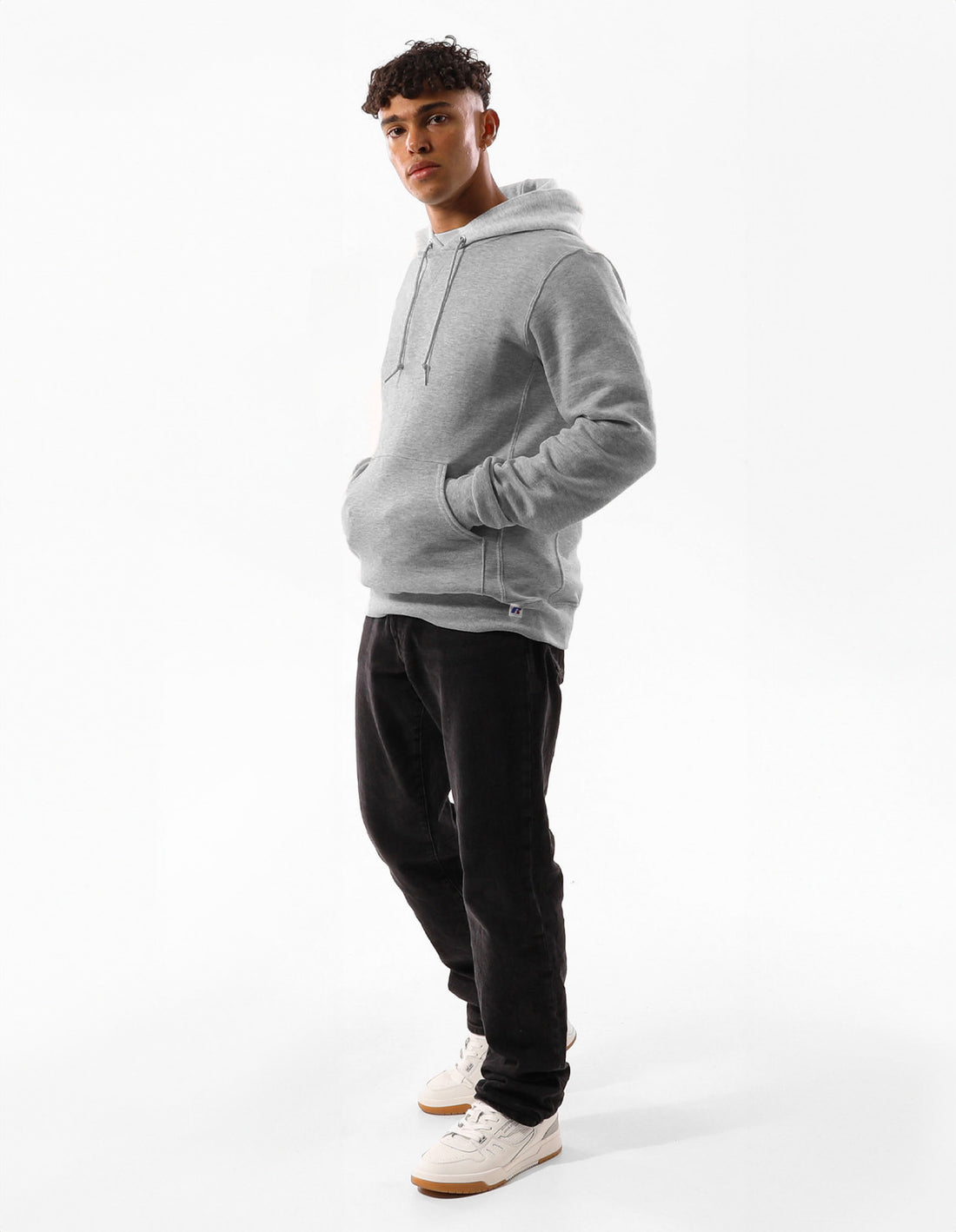 Russell Athletic Unisex Dri Men Hoodie Grey | JQVUP-2394