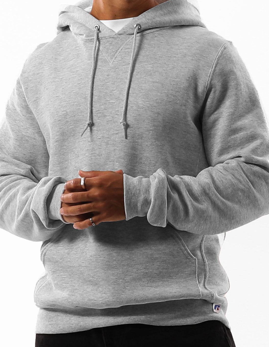 Russell Athletic Unisex Dri Men Hoodie Grey | JQVUP-2394