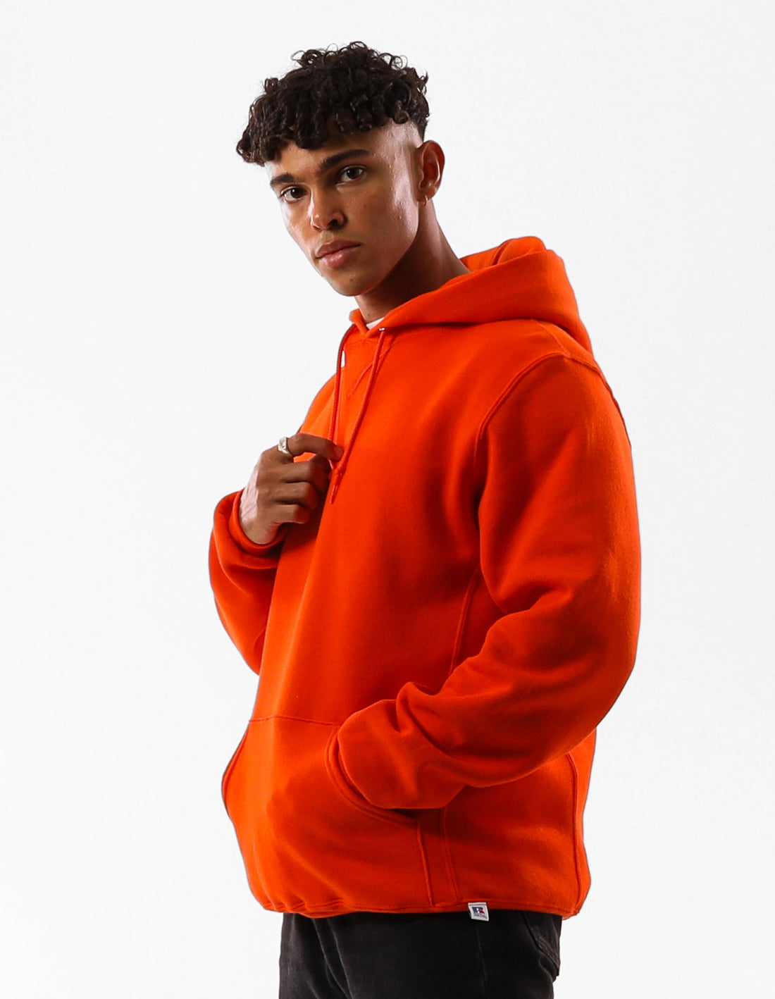 Russell Athletic Unisex Dri Men Hoodie Orange | YBDOL-9086