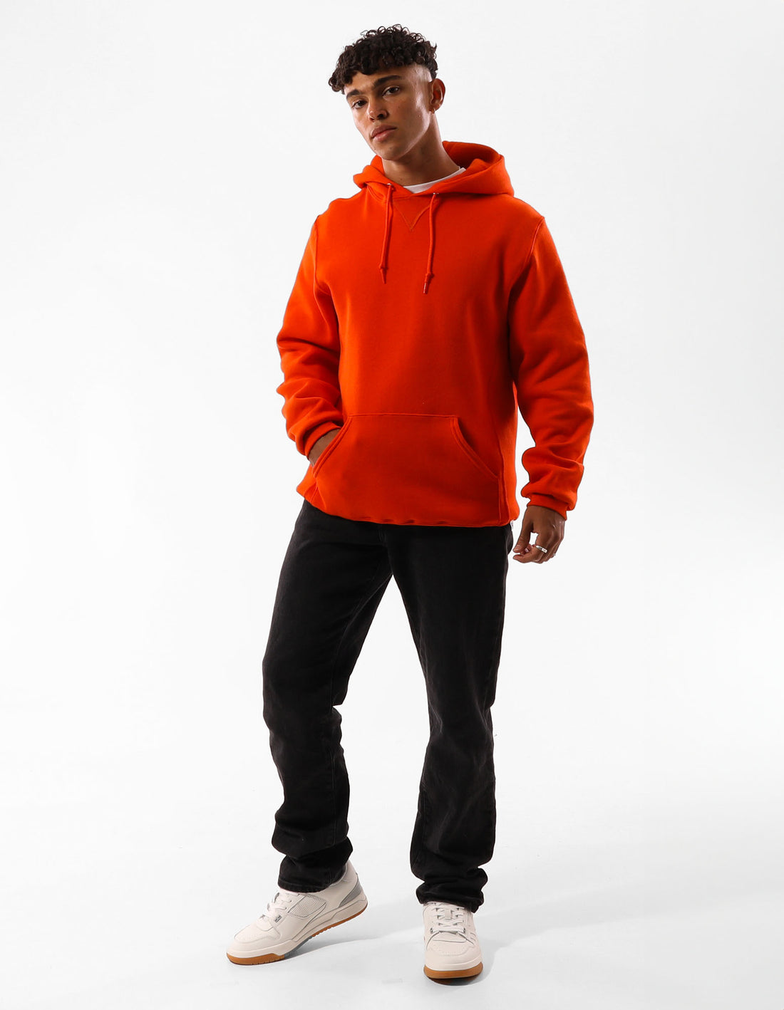 Russell Athletic Unisex Dri Men Hoodie Orange | YBDOL-9086