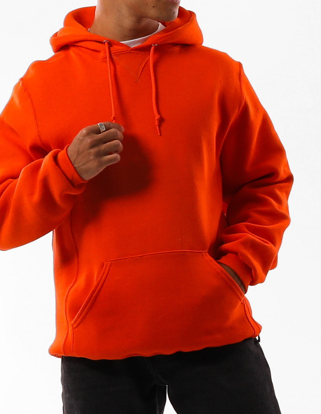 Russell Athletic Unisex Dri Men Hoodie Orange | YBDOL-9086