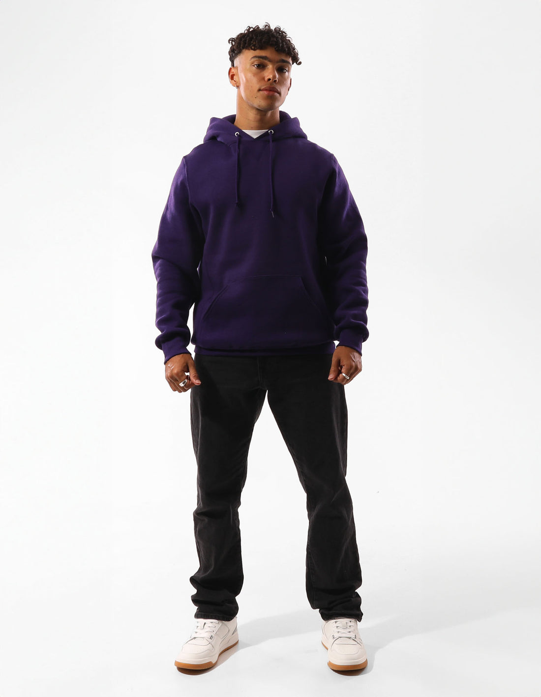 Russell Athletic Unisex Dri Men Hoodie Purple | KGVSN-9786