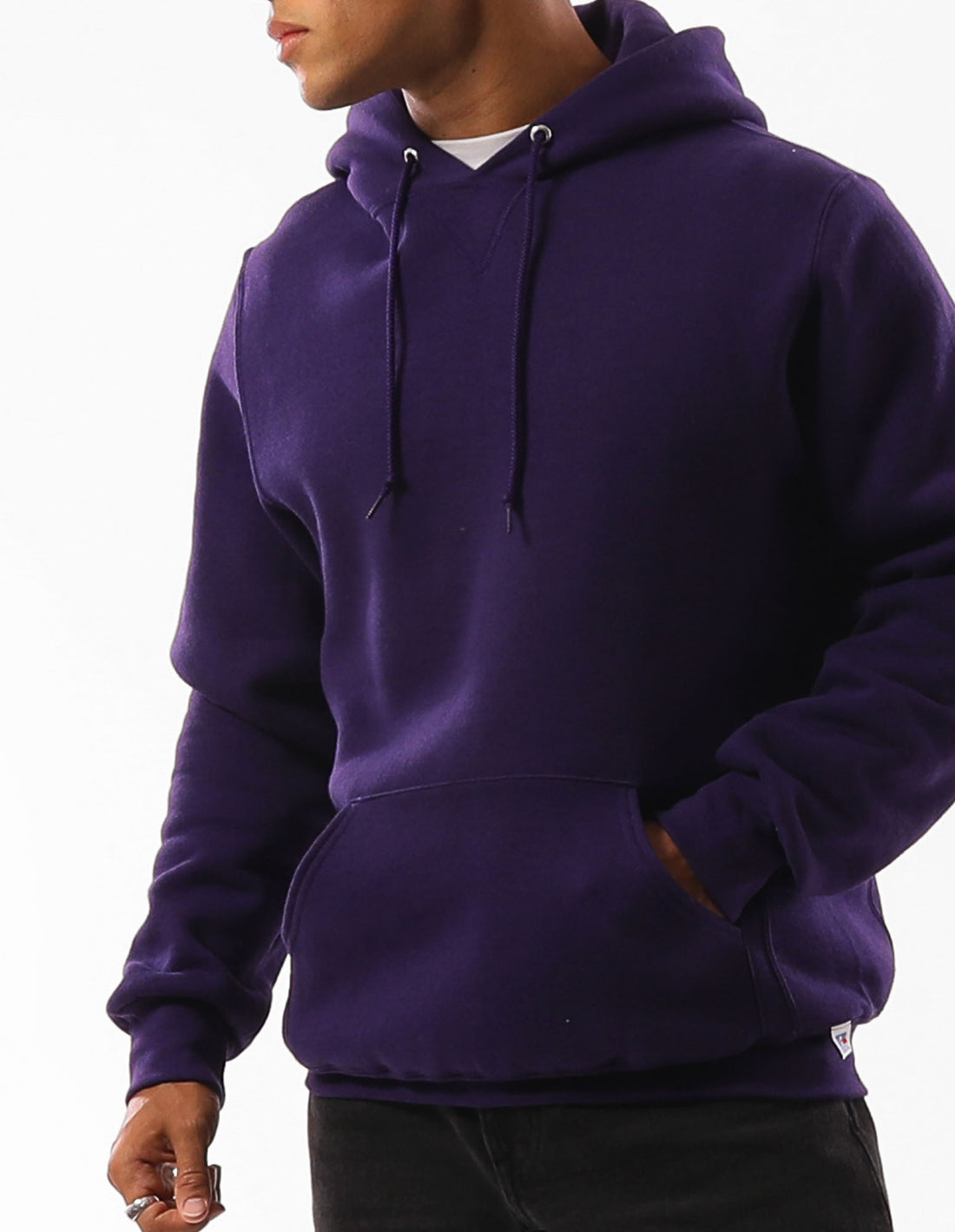 Russell Athletic Unisex Dri Men Hoodie Purple | KGVSN-9786