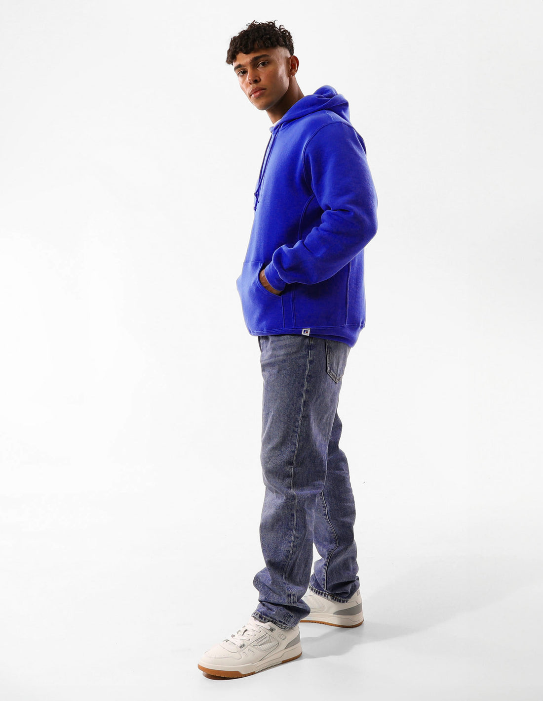 Russell Athletic Unisex Dri Men Hoodie Royal | DEHLF-0472