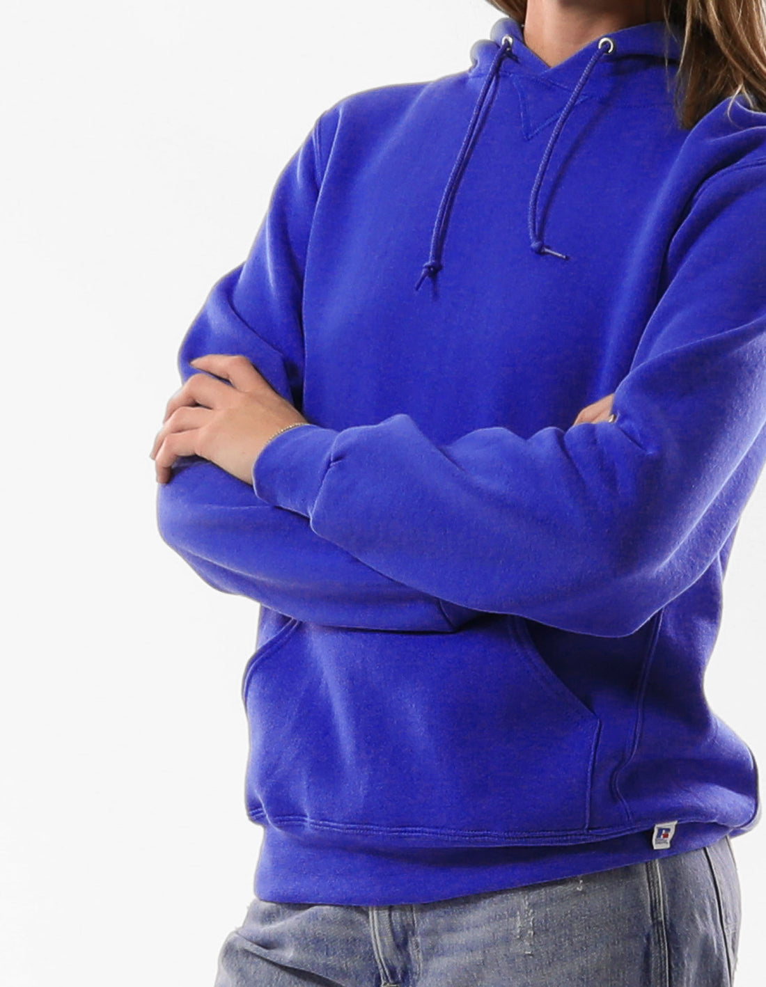 Russell Athletic Unisex Dri Men Hoodie Royal | DEHLF-0472