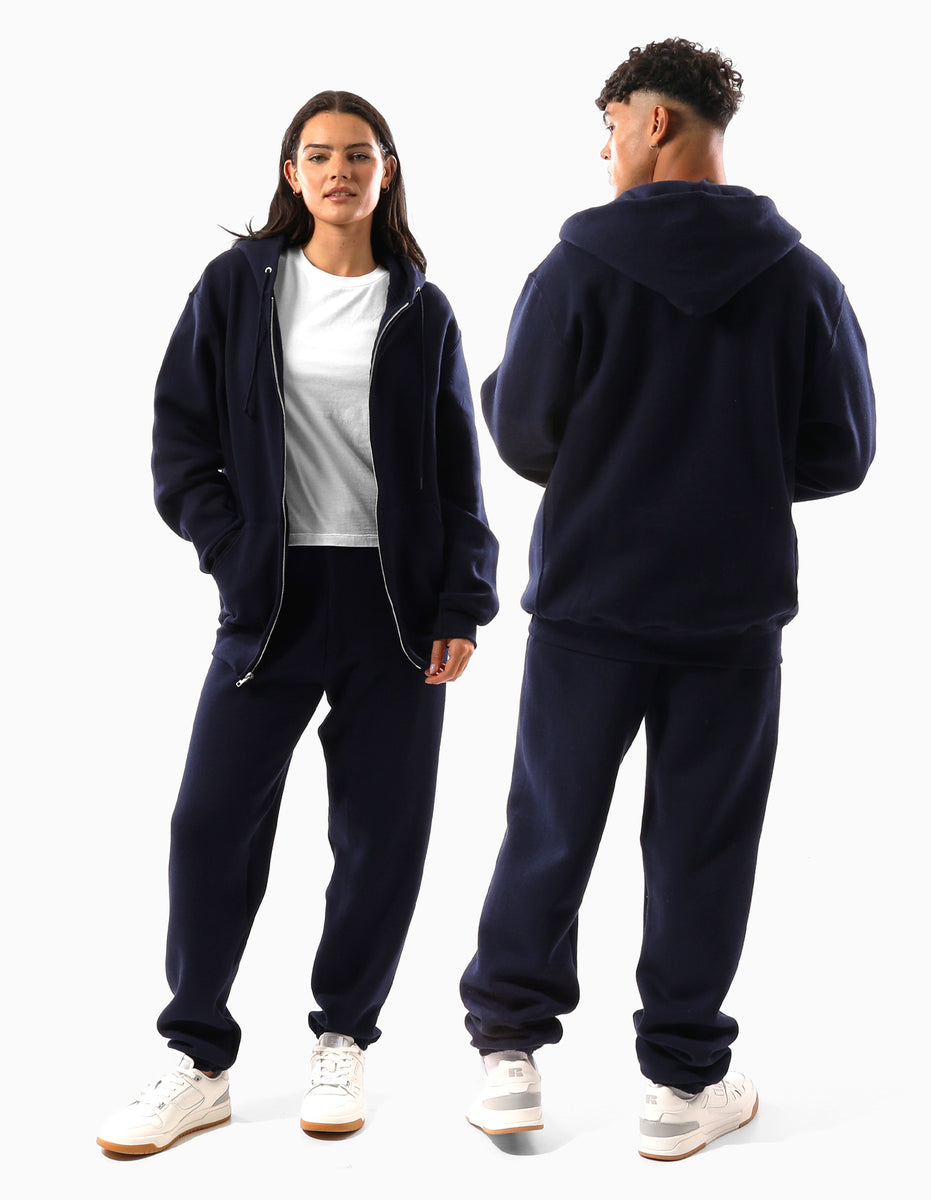 Russell Athletic Unisex Dri Men Jackets Navy | SZYEJ-2917