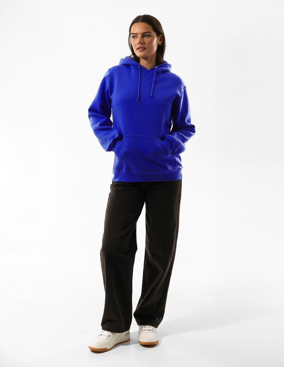 Russell Athletic Unisex Dri Women Hoodie Royal | LXGND-0185