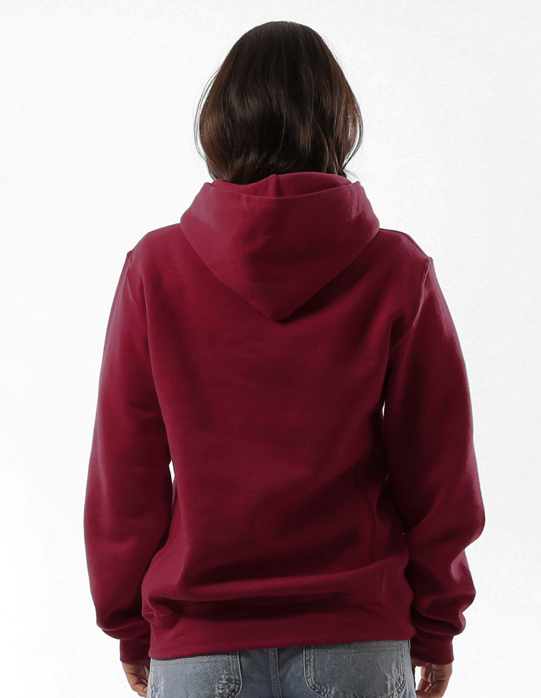 Russell Athletic Unisex Dri Women Hoodie Burgundy | MHQYD-0769