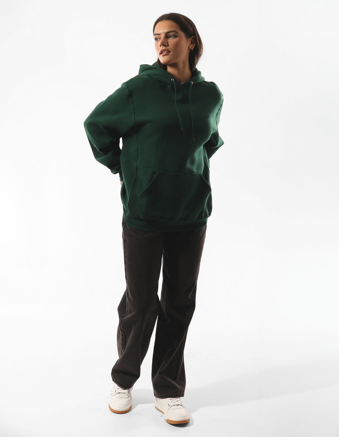 Russell Athletic Unisex Dri Women Hoodie Dark Green | SOGUV-8709