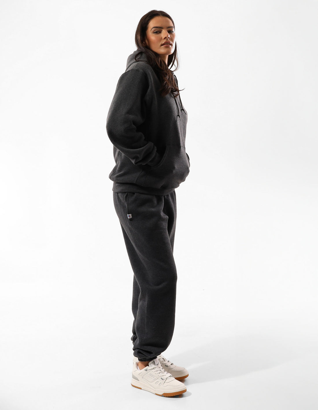 Russell Athletic Unisex Dri Women Hoodie Black | RWUMV-0397