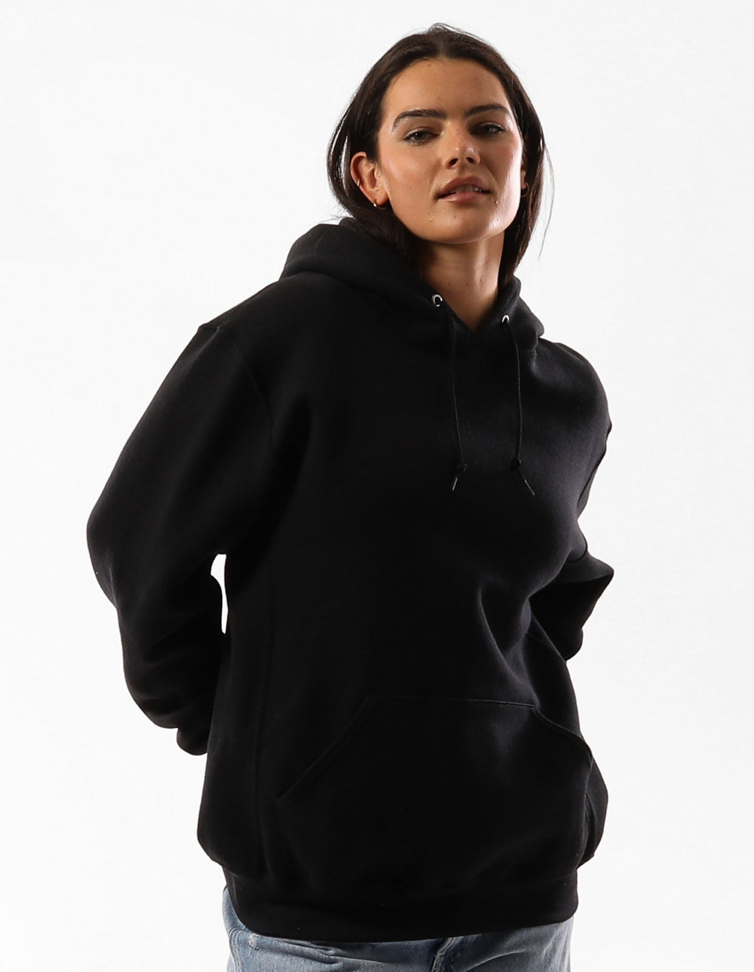 Russell Athletic Unisex Dri Women Hoodie Black | KOTMB-0684