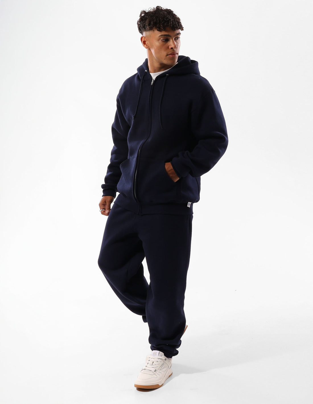 Russell Athletic Unisex Dri Women Track pants Navy | DKLCV-8950