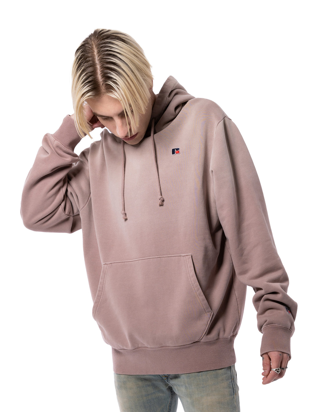 Russell Athletic Unisex Fade Men Hoodie Purple Red | PKWYA-4739