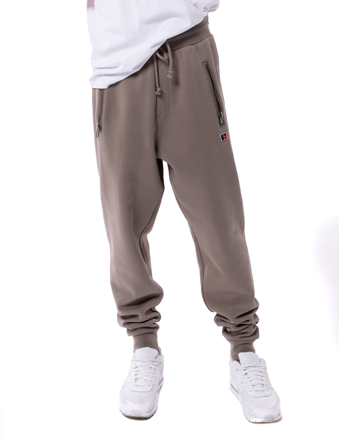 Russell Athletic Unisex Jack Men Track pants Khaki | AHZXE-4287