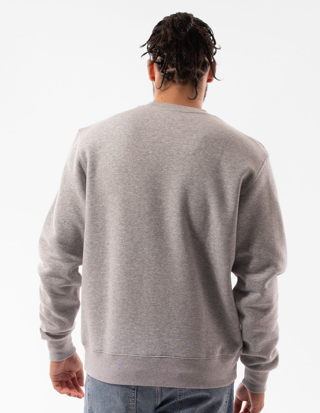 Russell Athletic Vortex Men Crew Neck Sweaters Grey | NAUJM-4510