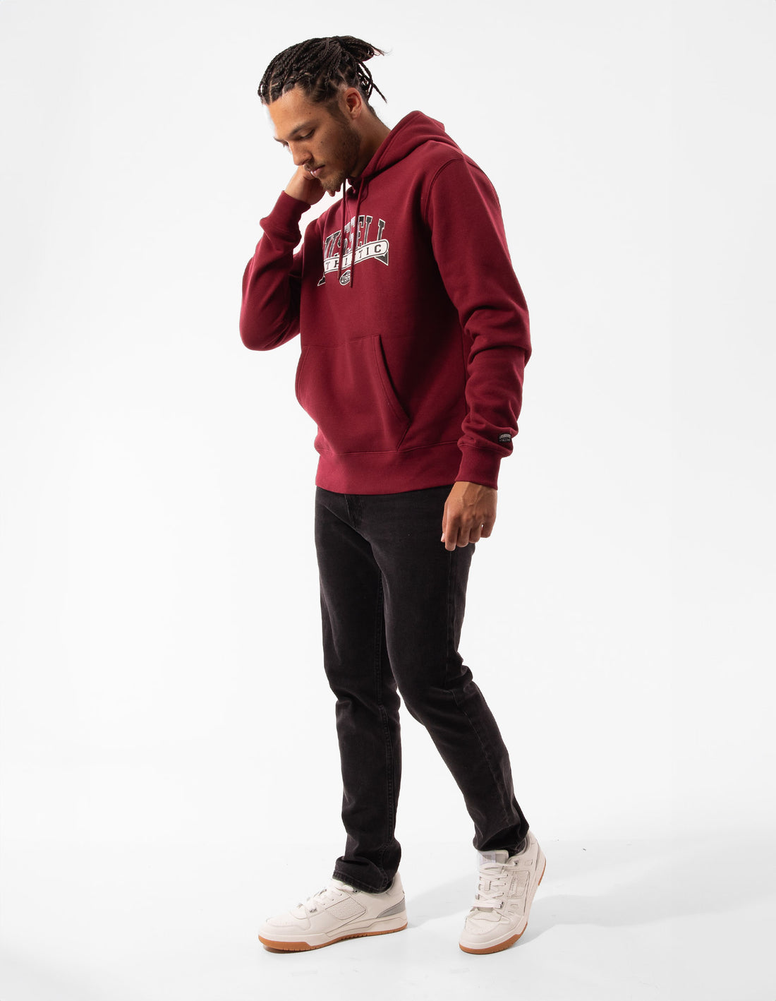 Russell Athletic Vortex Men Hoodie Burgundy | IRPUG-3605